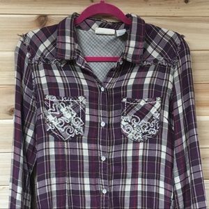 Miss Me Flannel Shirt